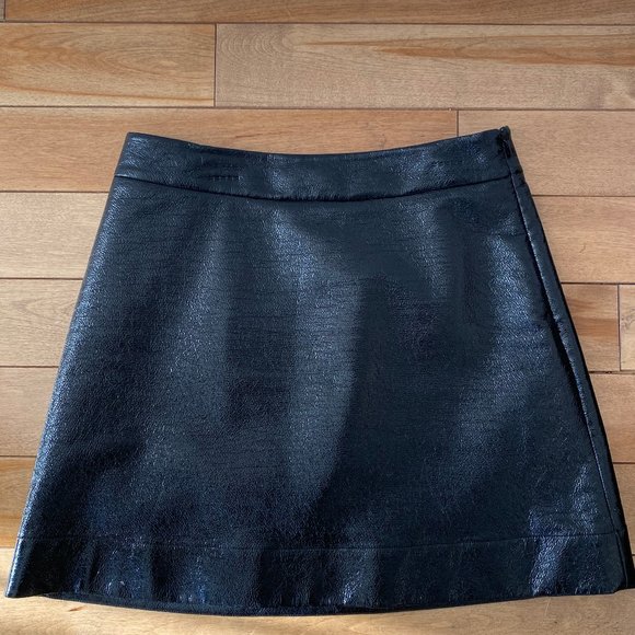 Michael Kors Patent Leather Mini Skirt - Picture 1 of 2